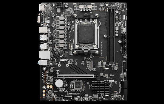 Placa Mãe MSI PRO B650M-B, Chipset B650, AMD AM5, mATX, DDR5, 911